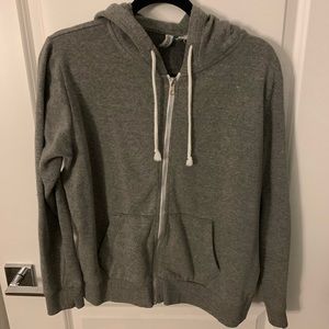Grey Zip-up Hoodie